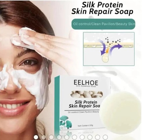Silk protein skin repair soap